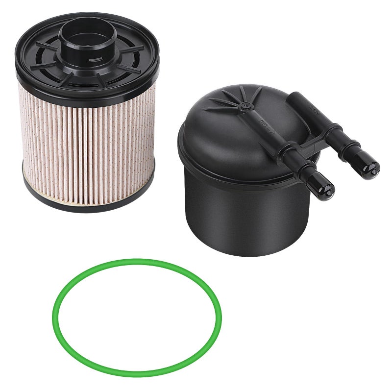 MNJWS 6.7 Fuel Filter - Compatible with 2011-2016 Ford F-250 F-350 F-450 F-550 Super Duty 6.7L V8 Diesel - Replace FD-4615 BC3Z-9N184-B - 5 Micron Fuel Filter Water Separator Kit - Image 1
